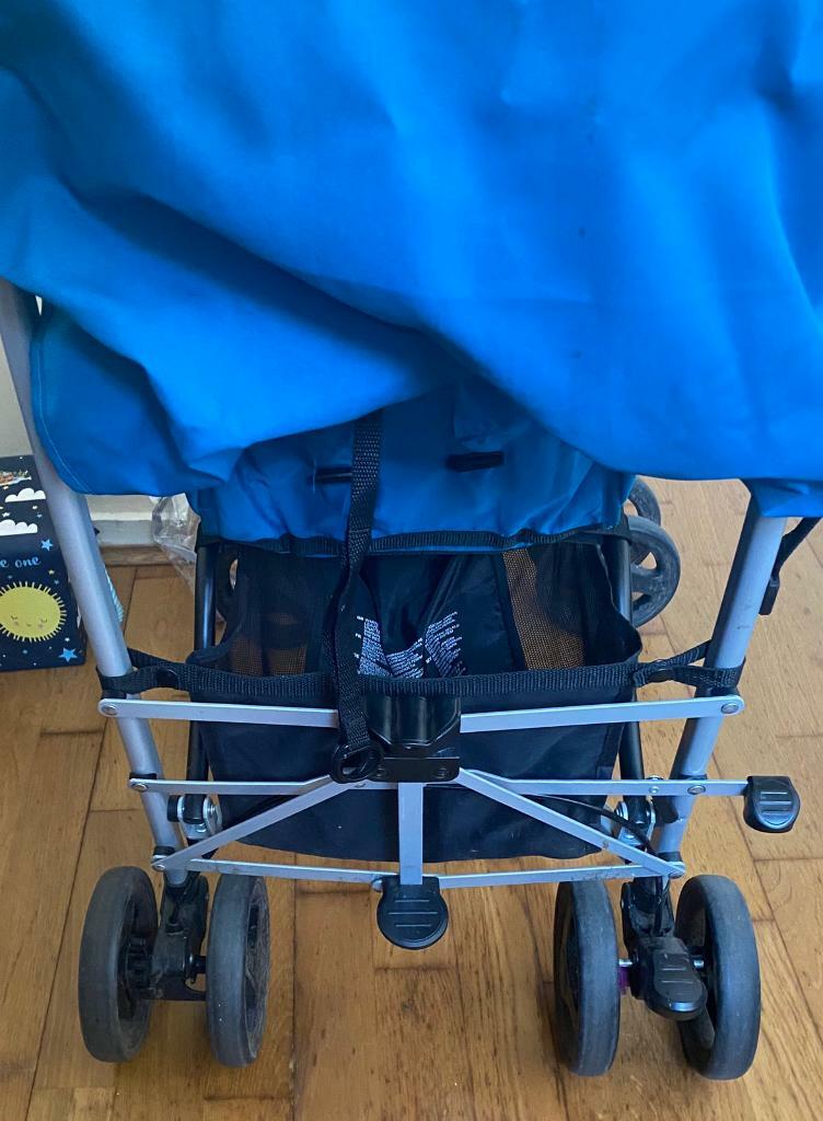 joie nitro skewed lines blue